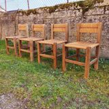 Vintage brutalist chairs 1950