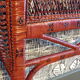 Vintage rattan headboard l=110cm