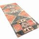 3x6 Handmade Turkish Red Vintage Rug, 81x185Cm