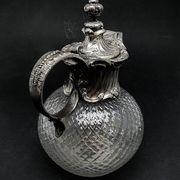 20th century Art Nouveau wine jug from WMF, Germany, 1890s