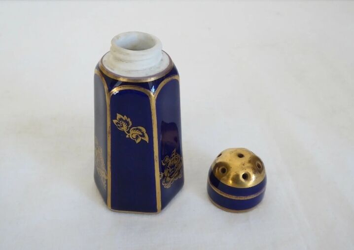 Limoges porcelain salt shaker Paul Pastaud