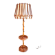 Vintage rattan floor lamp