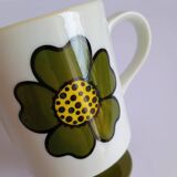 Two seventies flower mazagrans from the 70s