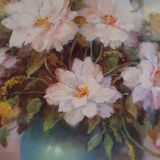 Old bouquet of flowers painting