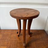 Vintage wooden side table / stool