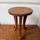 Guéridon / tabouret vintage en bois