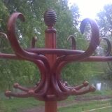 Bistro parrot coat rack attributed to Thonet
