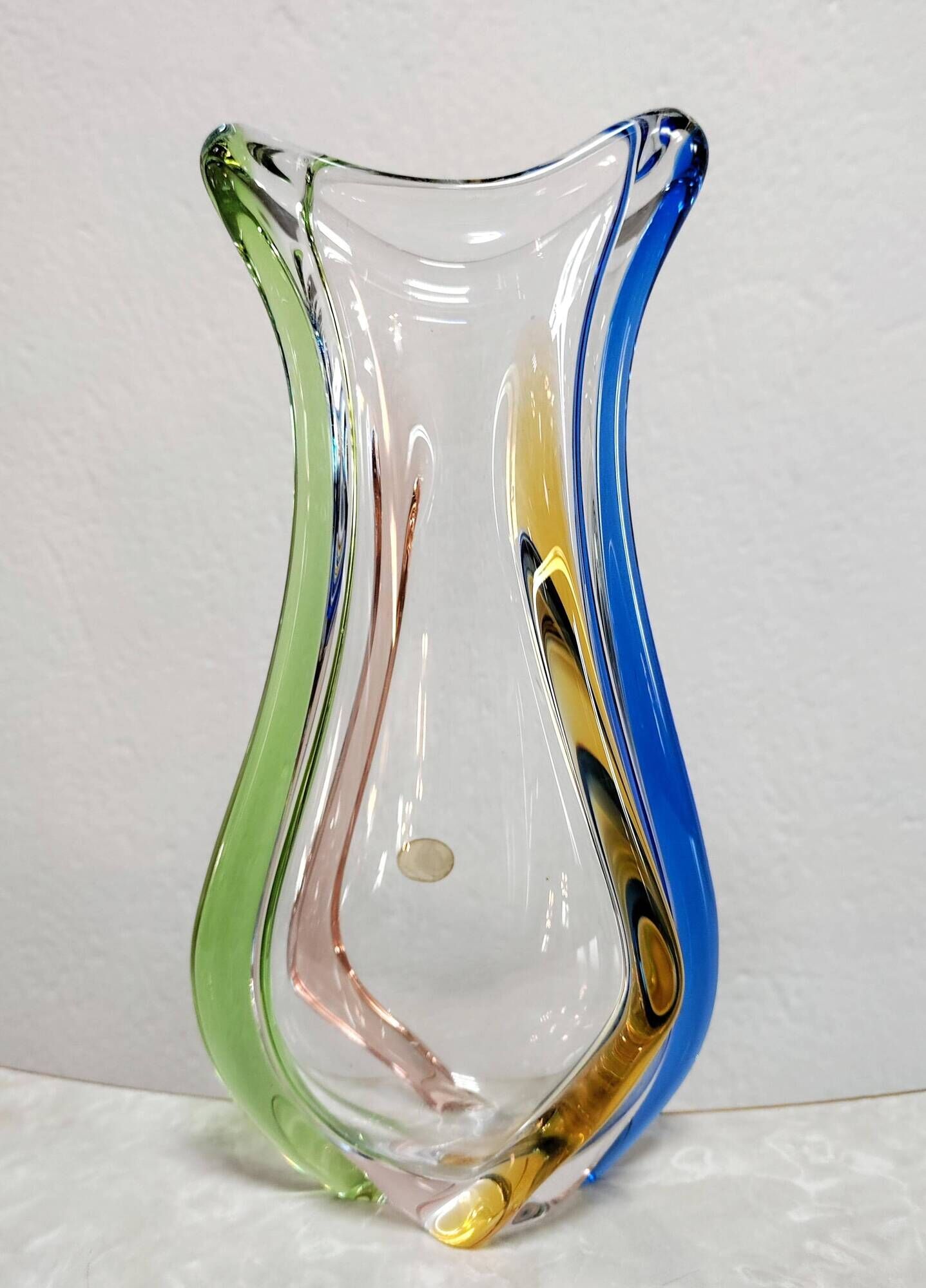 Rhapsody vase by František Zemek for SKLO 1960s