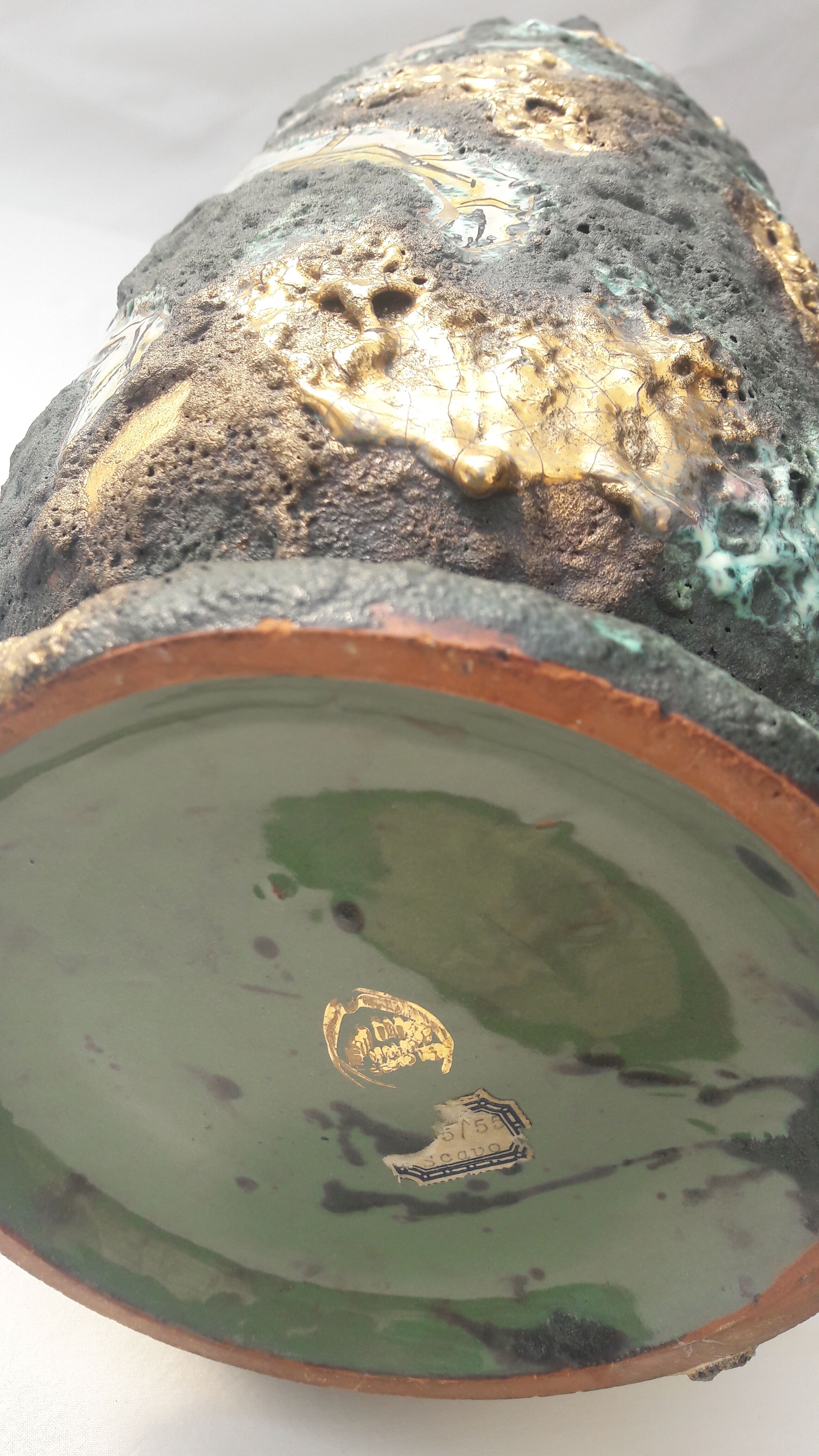 Vase céramique Italie 50's