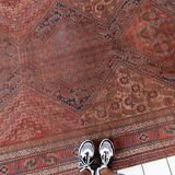 Tapis ancien fait main Khamseh 210cm x 507cm - 1C994