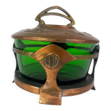 Very rare Jugendstil butter dish by Joseph Maria Olbrich for WMF.