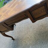 Louis XV style oak center desk