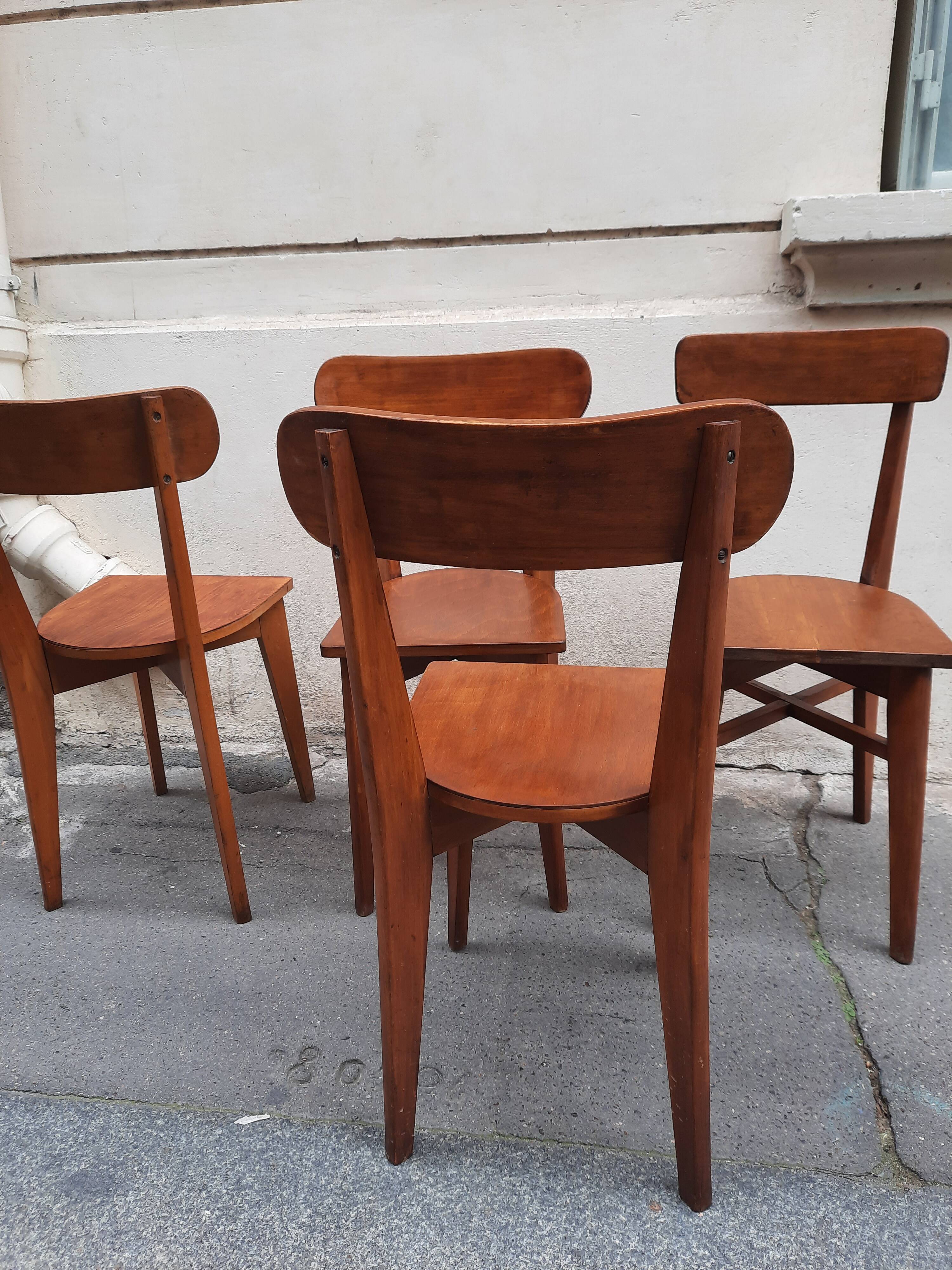 Lot of vintage bistro chairs