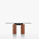 Serenissimo dining table, L. & M. Vignelli, Acerbis, 1980