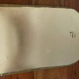 Small brass and bone mirror