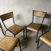 Set of 6 school chairs
