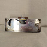 Wall lamp nickel plated art deco