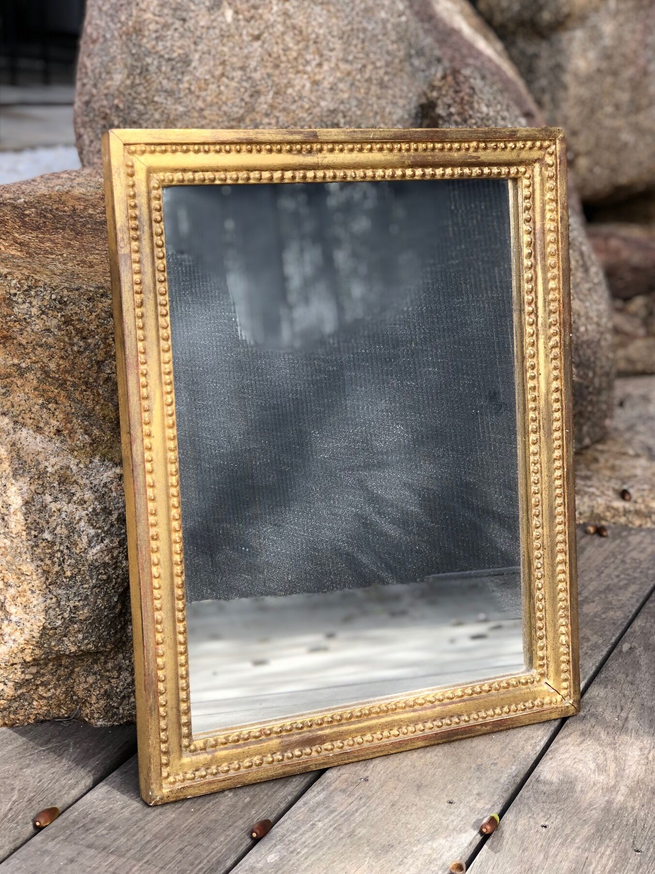 Gilded wooden mirror 50x40