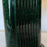 80s ceramic column table lamp