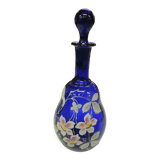 Carafe à liqueur bleue émaillée