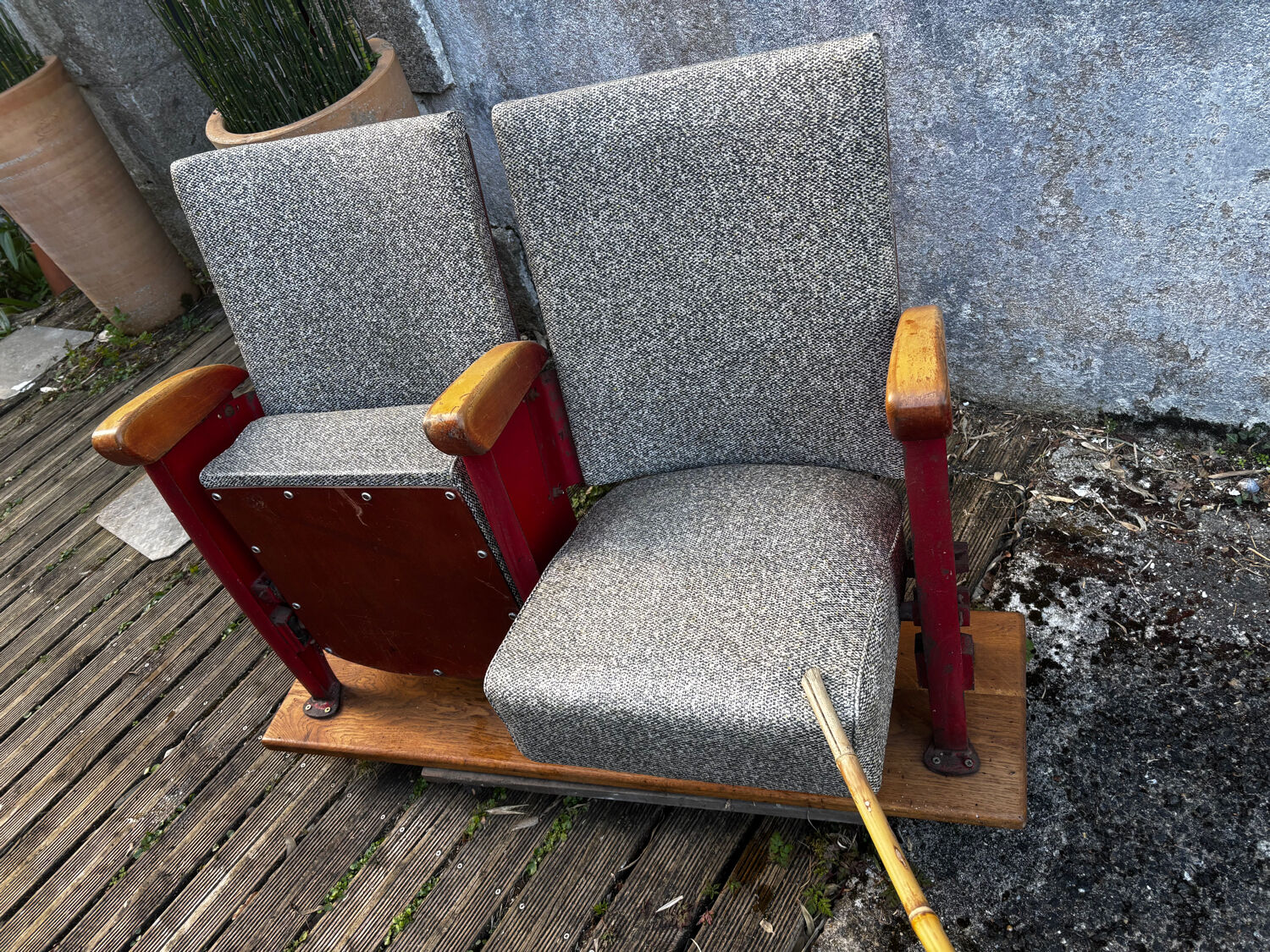 Pair of cinema seats