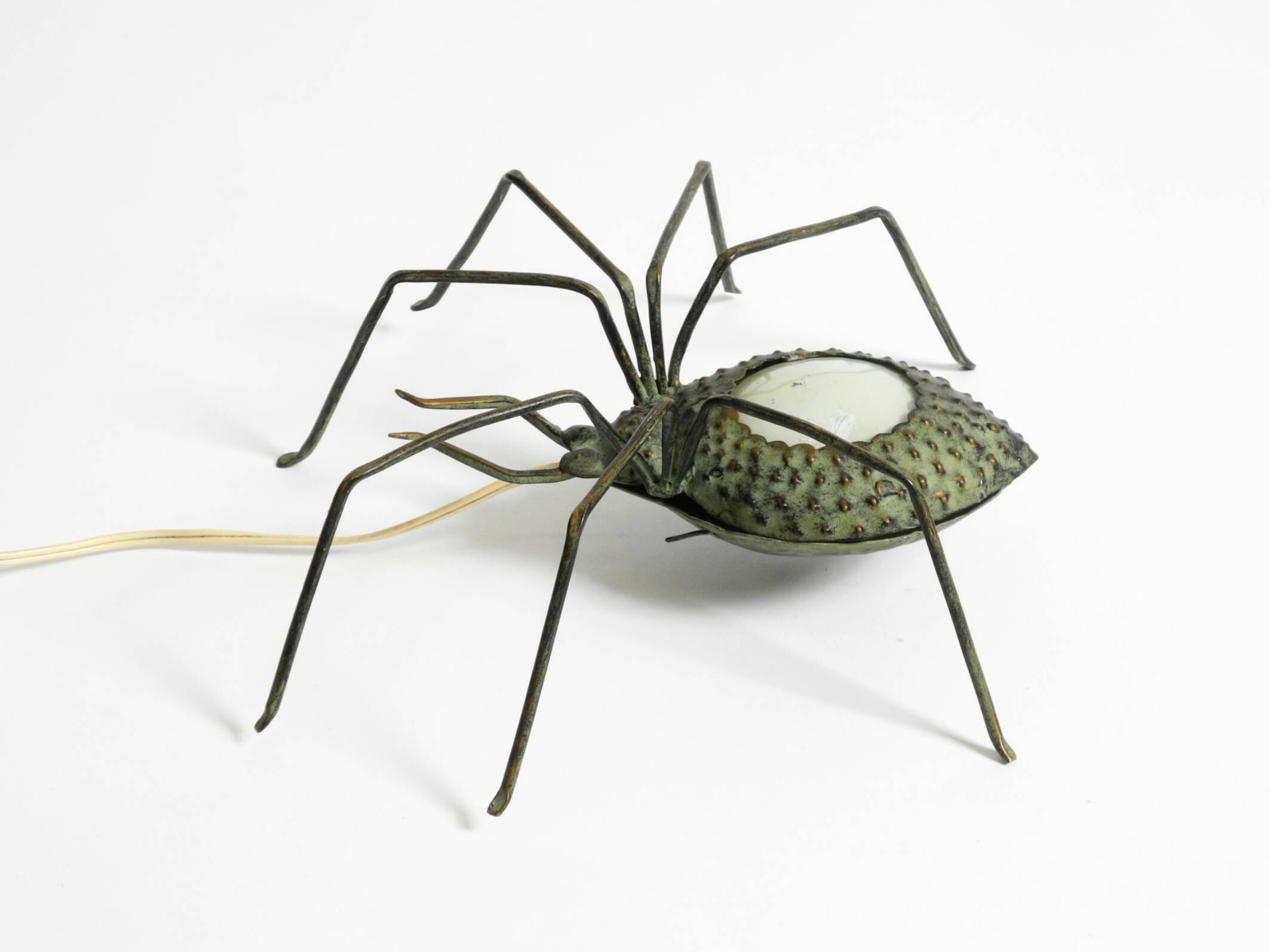 Beautiful Italian Mid Century Modern "Spider" wall lamp made of metal