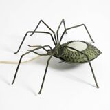 Beautiful Italian Mid Century Modern "Spider" wall lamp made of metal