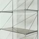 Grande bibliothèque minimaliste, modèle Isocèle, par Max Sauze, années 1970