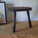Raw wood stool