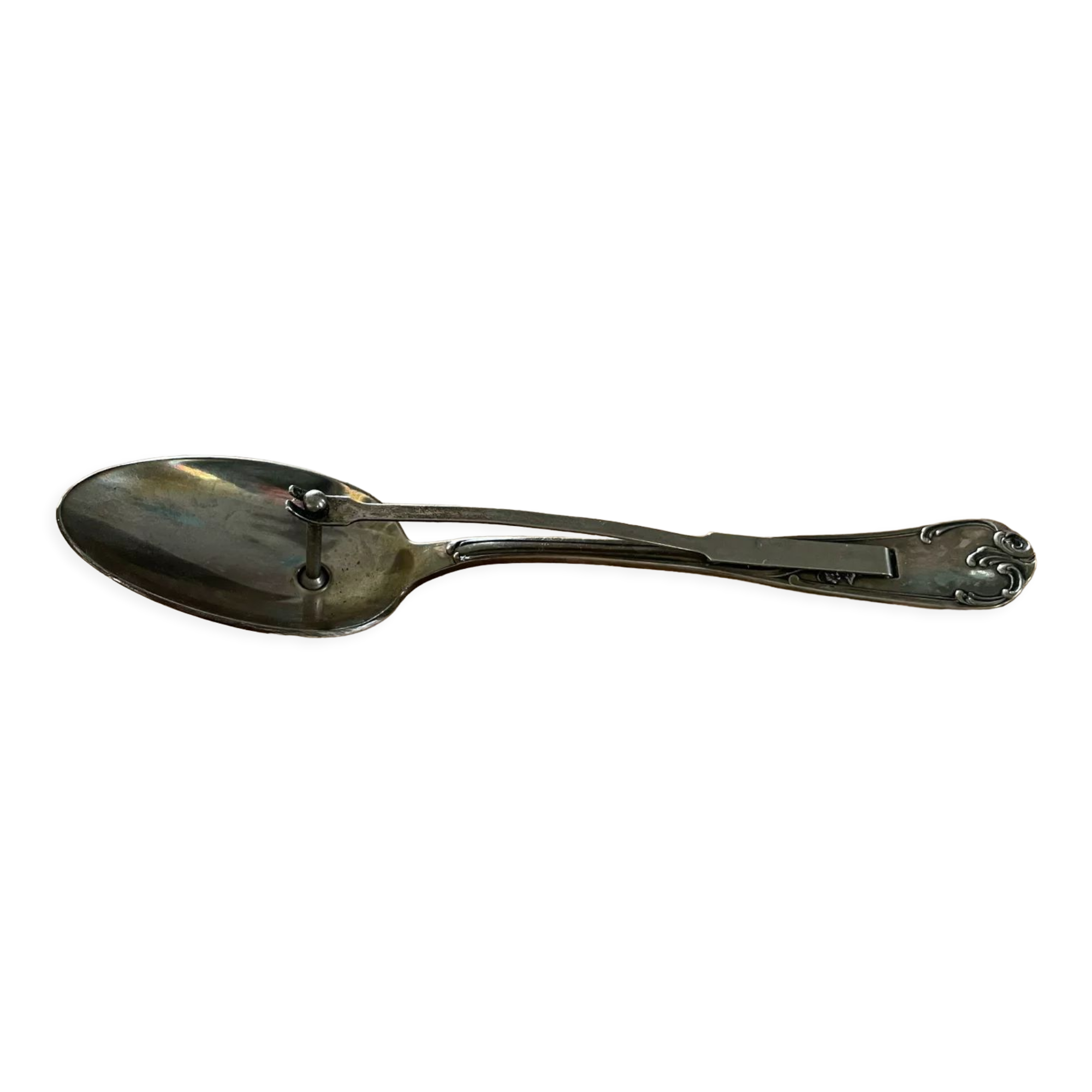 Cuillère à sauce à piston en métal