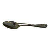 Metal piston sauce spoon