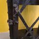 Antique French Wrought Iron Wall Lamp, partly from 1600s