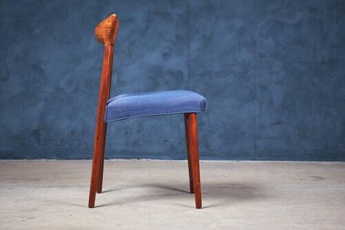 Vintage Teak Dining Chairs by Kurt Østervig, 1960s, Set of 6