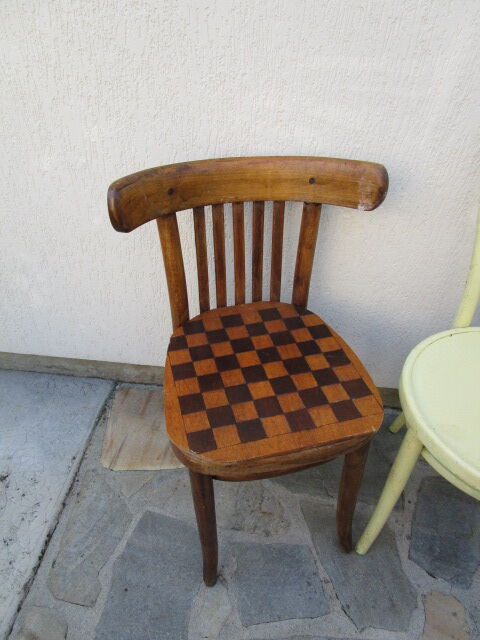 2 antique bistro chairs