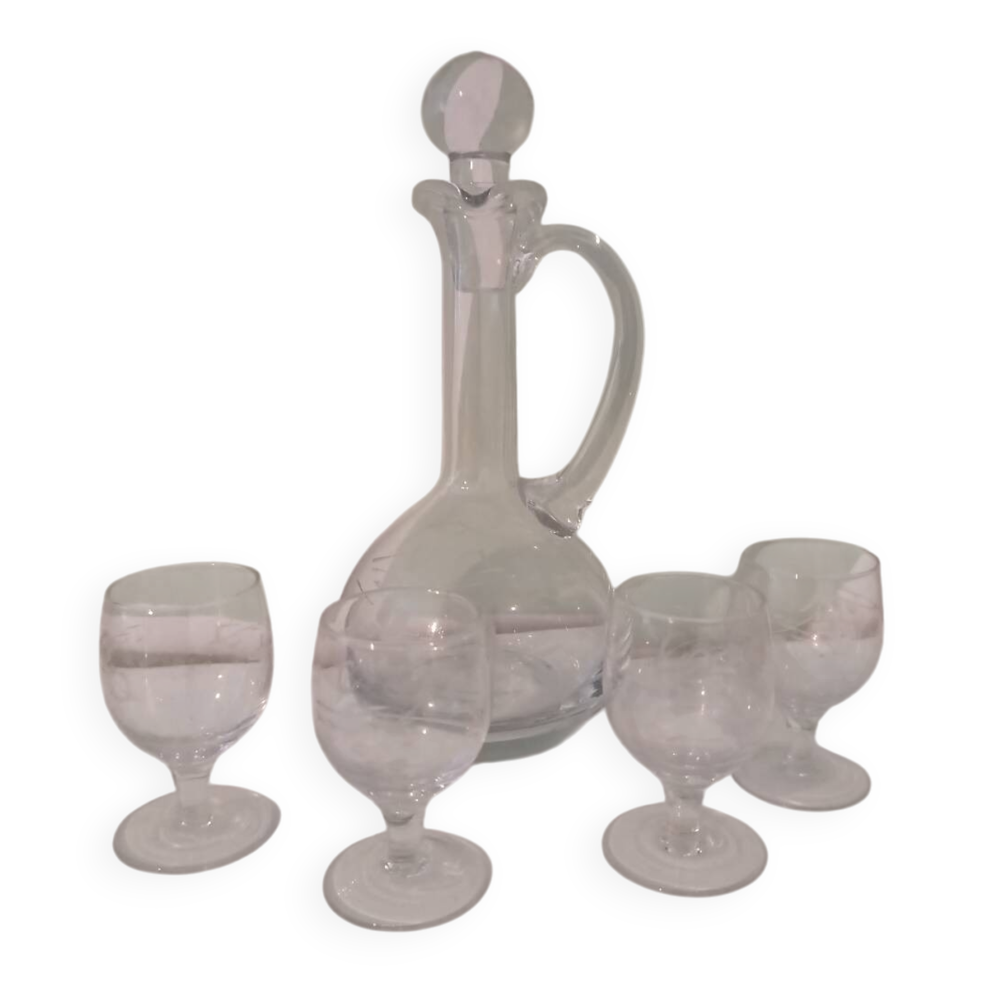 Service à digestif (Carafe 4 verres)