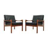 Lounge chairs by Illum Walkelsø for Niels Eilersen, 1960s