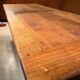 Old farmhouse table in solid oak
