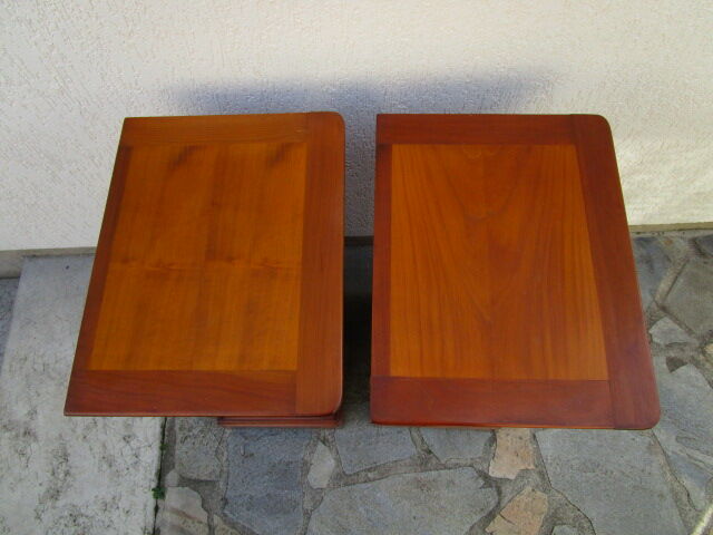 Louis-Philippe style bedside pair