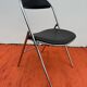 Chrome folding chair Souvignet from the 1970s