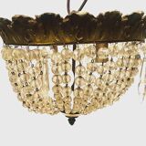 Louis XV style ceiling chandelier in bronze 20th century