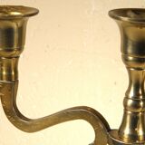 Golden metal chandelier