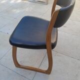 6 vintage Self sled chairs danish