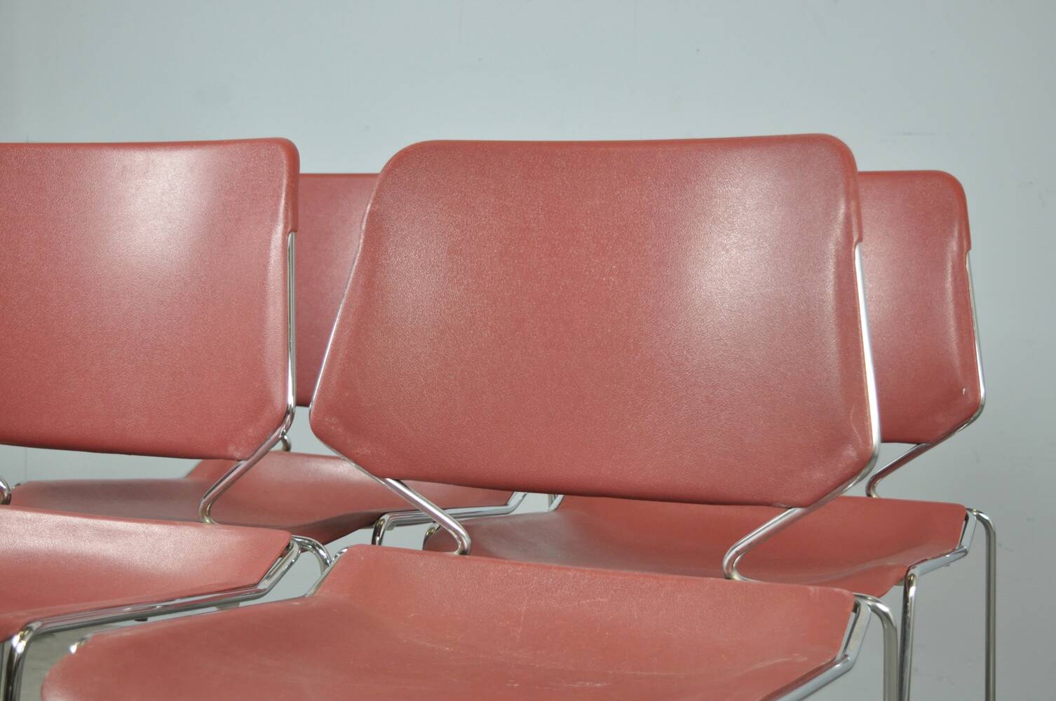 MATRIX Krueger dining chairs designed by Thomas Tolleson, 1970s USA