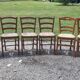 6 chaises paillées anciennes