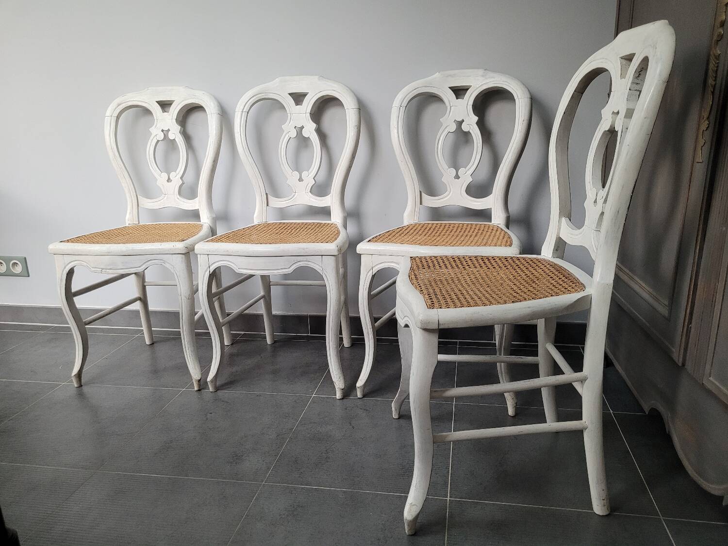 Set of 4 Louis Philippe chairs