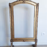 Parefeu écran de cheminée époque Napoléon III en bois doré  - XIXe ( H 108 cm)