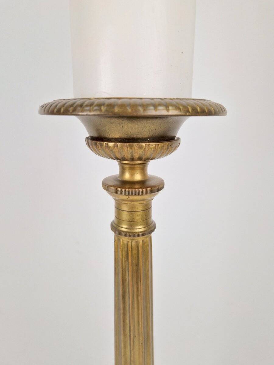 Large 19th Century Copper Church Candle Holder, France