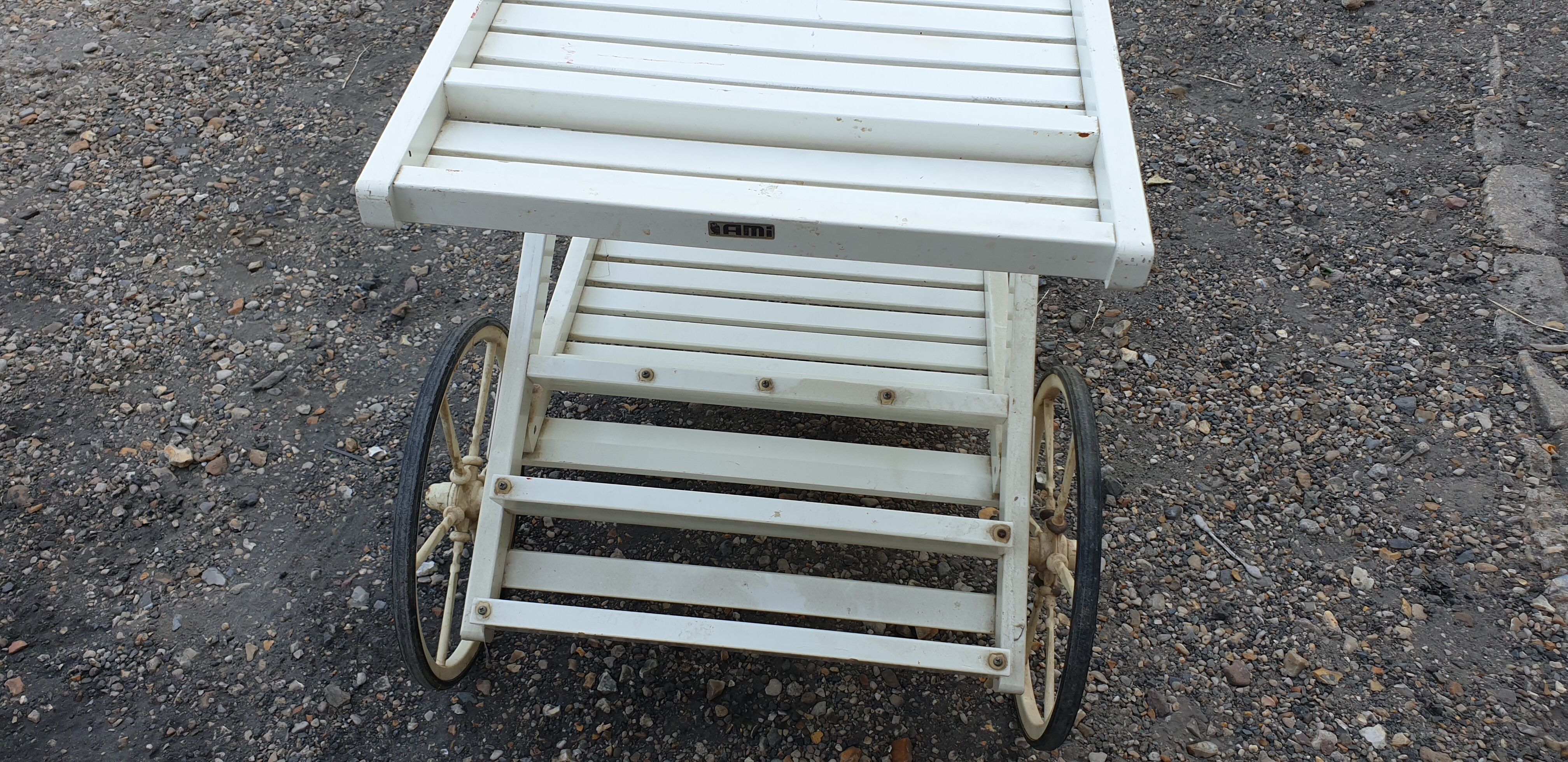 Vintage outdoor bar trolley