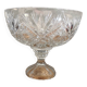 Crystal cup, handmade, chiseled.