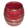 Cache-pot en céramique rouge et or vintage